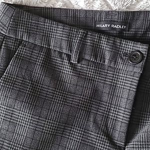 Dark Grey Plaid Women's Dress Pants - Size 4x30